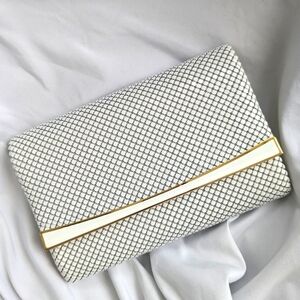 vintage metallic clutch